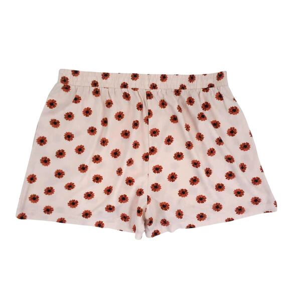 Abound Womens Pink Floral Print Elastic Waist Shorts Plus Size 1X - Picture 6 of 6